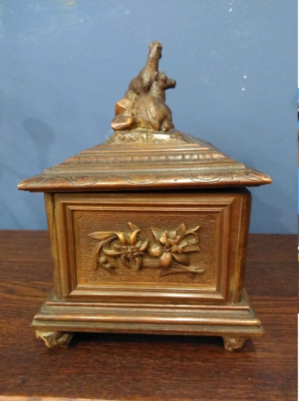 19th Century Antique Black Forest Box - Princessantiques.net