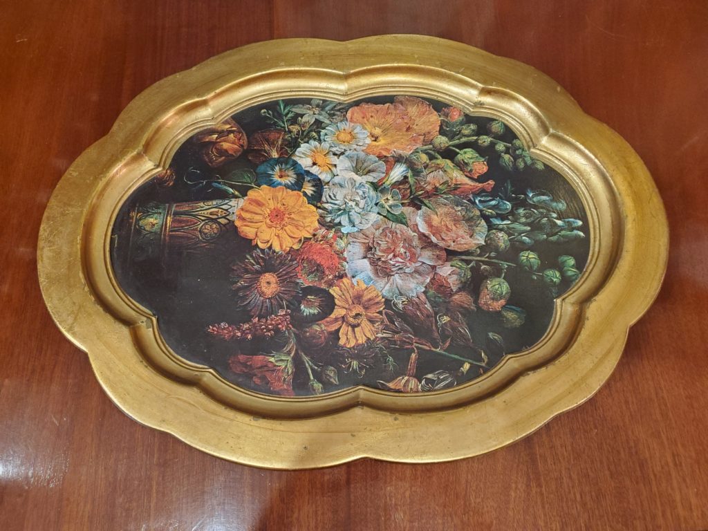 Vintage Large Florentine Tray - Princessantiques.net