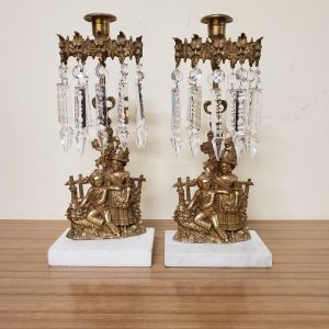 Antique Pair of Girandole Candelabras