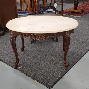 Antique Marble Top Coffee Table