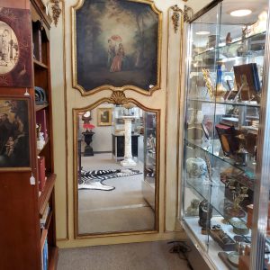 Antique French Trumeau Mirror