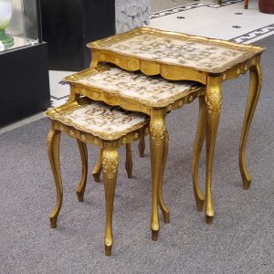 Vintage Italian Florentine Nesting Tables
