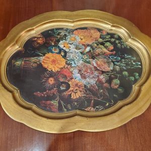 Vintage Large Florentine Tray