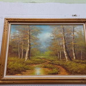 Oil on Canvas Landscape by Hansen