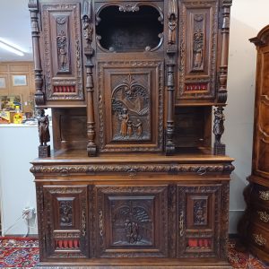 Antique 19th century French Breton Buffet / Hutch