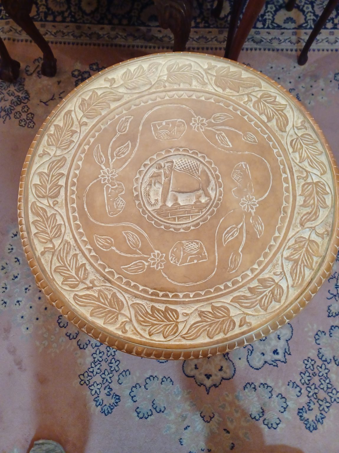 Anglo Indian Style Teakwood Elephant Table – Princess Antiques