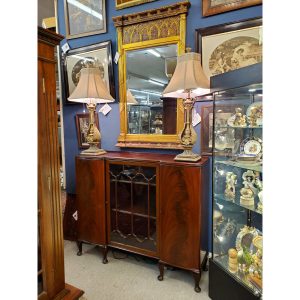 Antique Mahogany Display Cabinet
