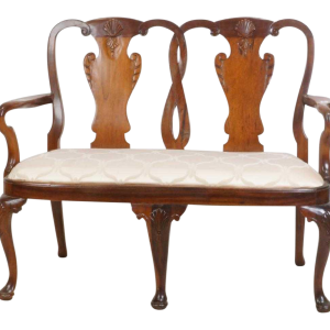 Early 20th Century Queen Anne Mahogany Settee