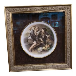 Late 20th Century Hutschenreuther Plate "Melon Eater"