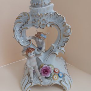 PMP GDR Porcelain Hand Painted Candle Holder